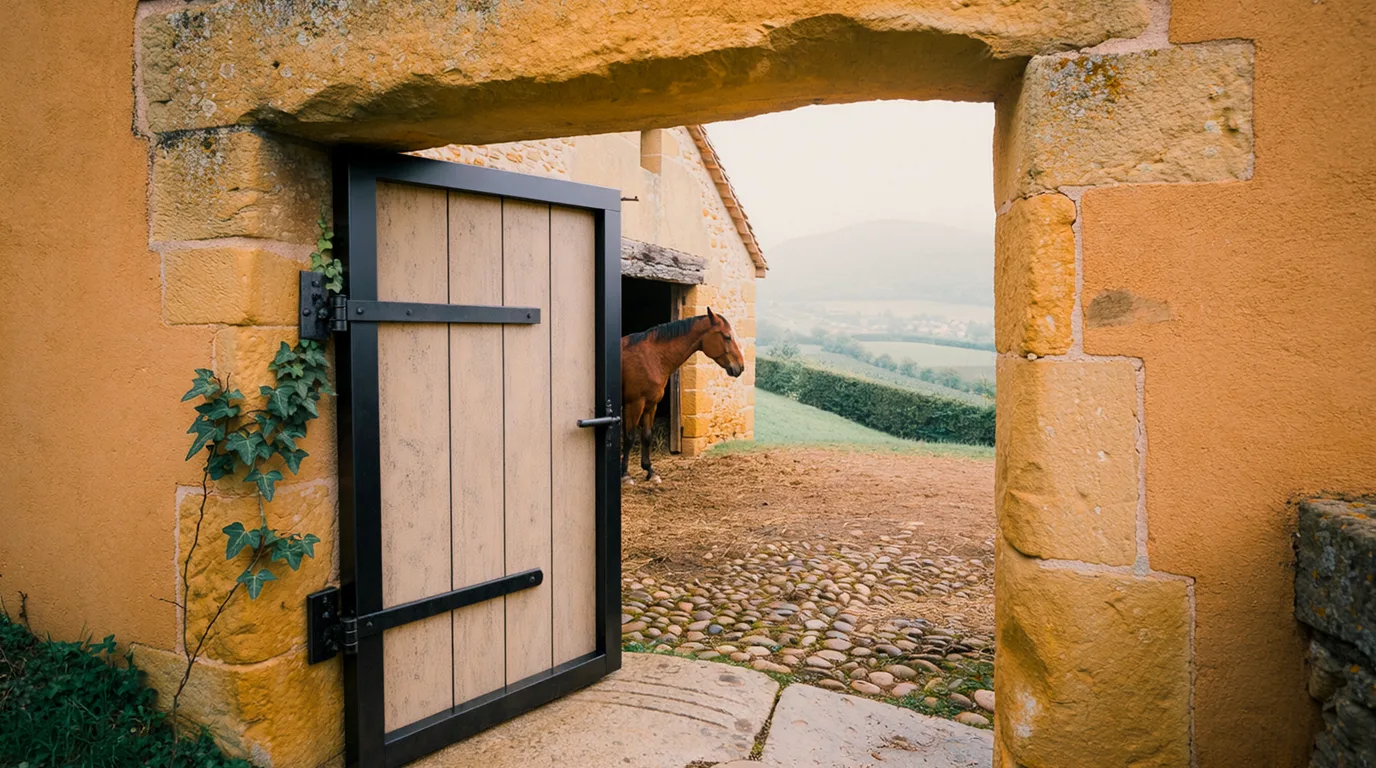 Entrée, Haras de Rabat, centre équestre à Le Plantay
